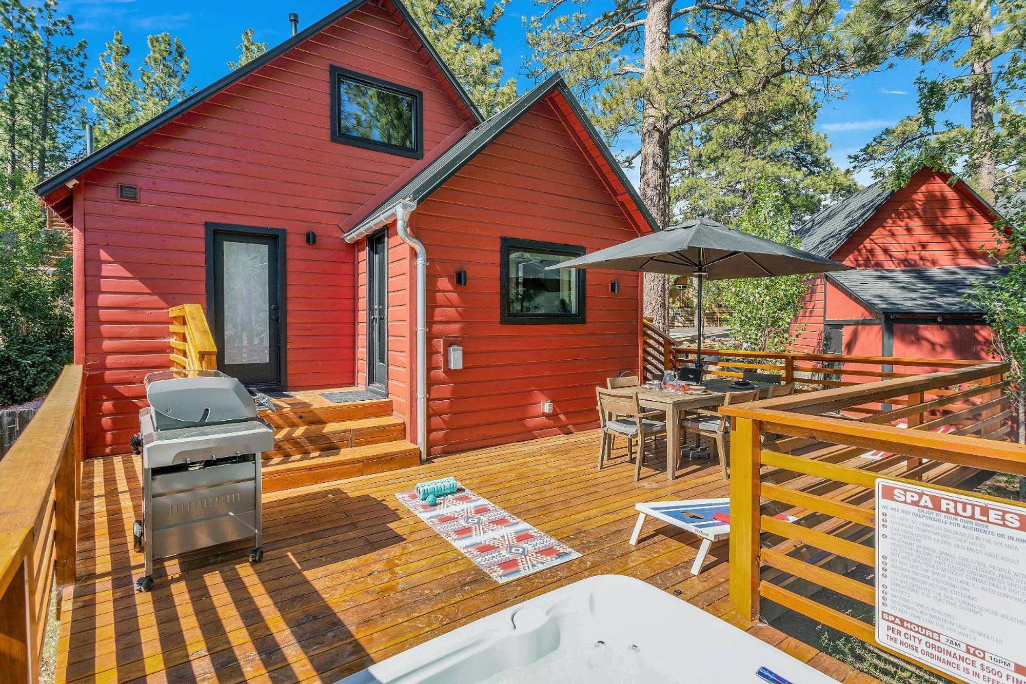 Sled-Ski Lakeside Village Cabin - Spa - Bbq - Firepit - Loft - Games Big Bear Lake Luaran gambar